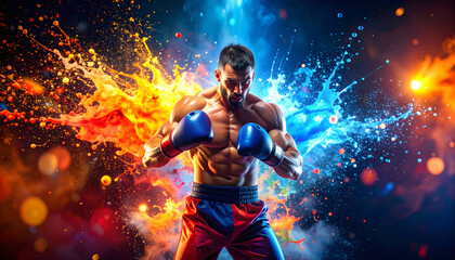 Vivid boxer