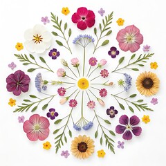 vector illustration of a floral background
