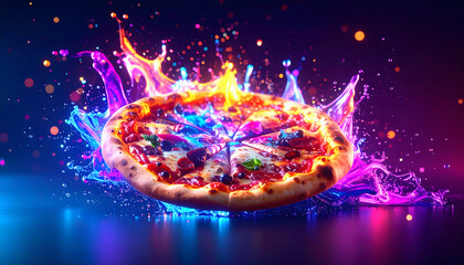 Vivid pizza