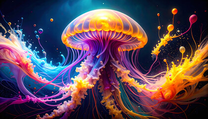 Lively jellyfish