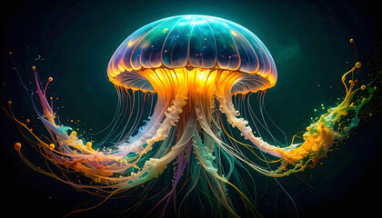 Lively jellyfish