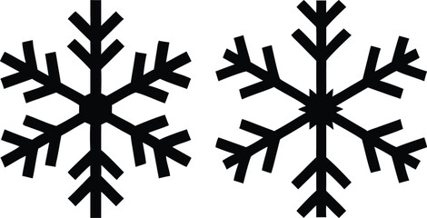 snowflake, winter, black and white, simple, minimalist, geometric, abstract
