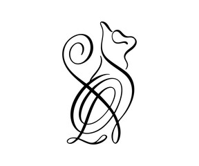 Calligraphic Animal Vectors