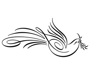 Fototapeta premium Calligraphic Animal Vectors