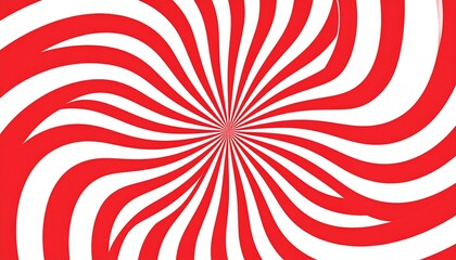 Red and white swirl pattern