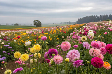 field of flowers