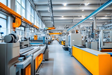 Advanced Industrial Manufacturing Facility Efficient Automation Technology Productivity Optimization