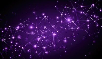 Abstract purple network design