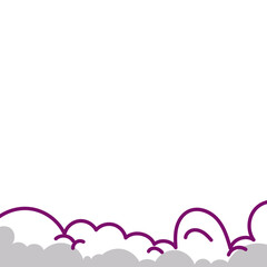 Cloud Comic Footer 