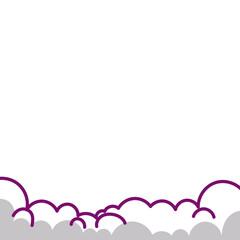 Cloud Comic Footer 
