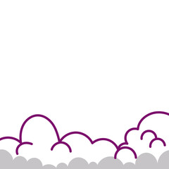 Cloud Comic Footer 