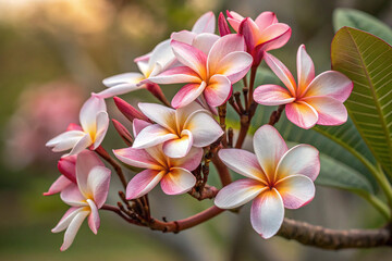 frangipani plumeria flowers