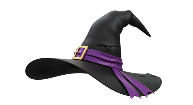 Witch Hat Icon Pointed Halloween Wizard Hat
