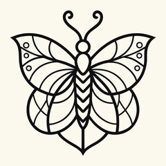 butterfly tattoo vector