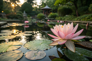 lotus flower in the garden