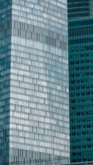 blue wall business buildings architectural background