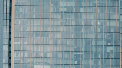 blue wall business buildings architectural background