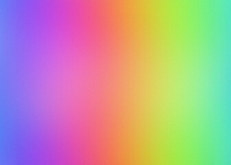 Vibrant rainbow gradient pixelated background with soft color transition