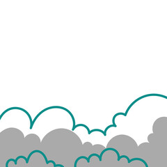 Cloud Comic Footer 