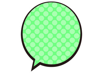 アメコミ風のポップなフキダシ