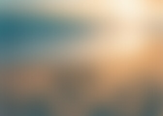 Abstract pixelated landscape with warm sunlight and cool tones