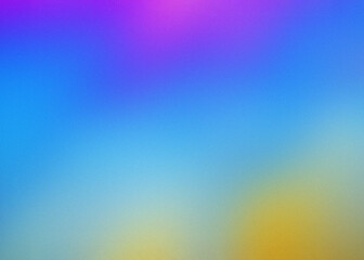 Abstract geometric mosaic background with vibrant blue purple and yellow gradient
