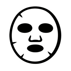 Fototapeta premium Sheet Facial Mask for Skincare Routine and Beauty Treatment