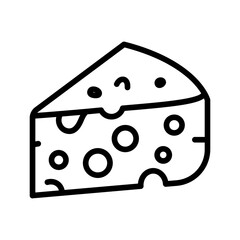 Cheese icon vector image. Can be used for Morning and Breakfast.
