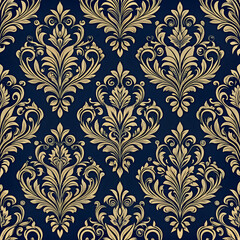seamless damask pattern
