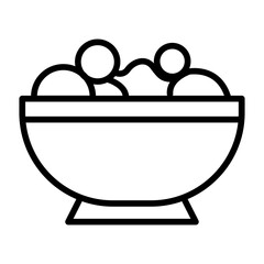 Granola icon vector image. Can be used for Morning and Breakfast.
