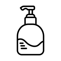 Liquid Soap icon vector image. Can be used for House Cleaning.