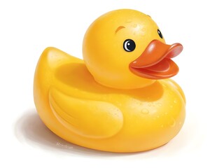 Classic yellow rubber duck toy