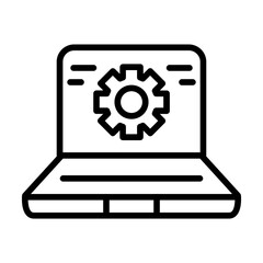 Code Settings icon vector image. Can be used for Coding and Development.
