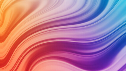 Obraz premium Abstract flowing background with vibrant colors blending in smooth waves, creating a dynamic and visually appealing texture.
