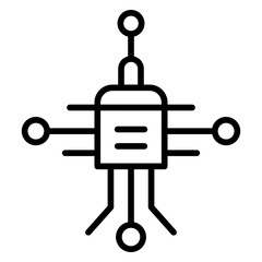Diode icon vector image. Can be used for Electrician Tools.