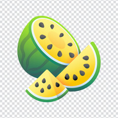 Yellow watermelon