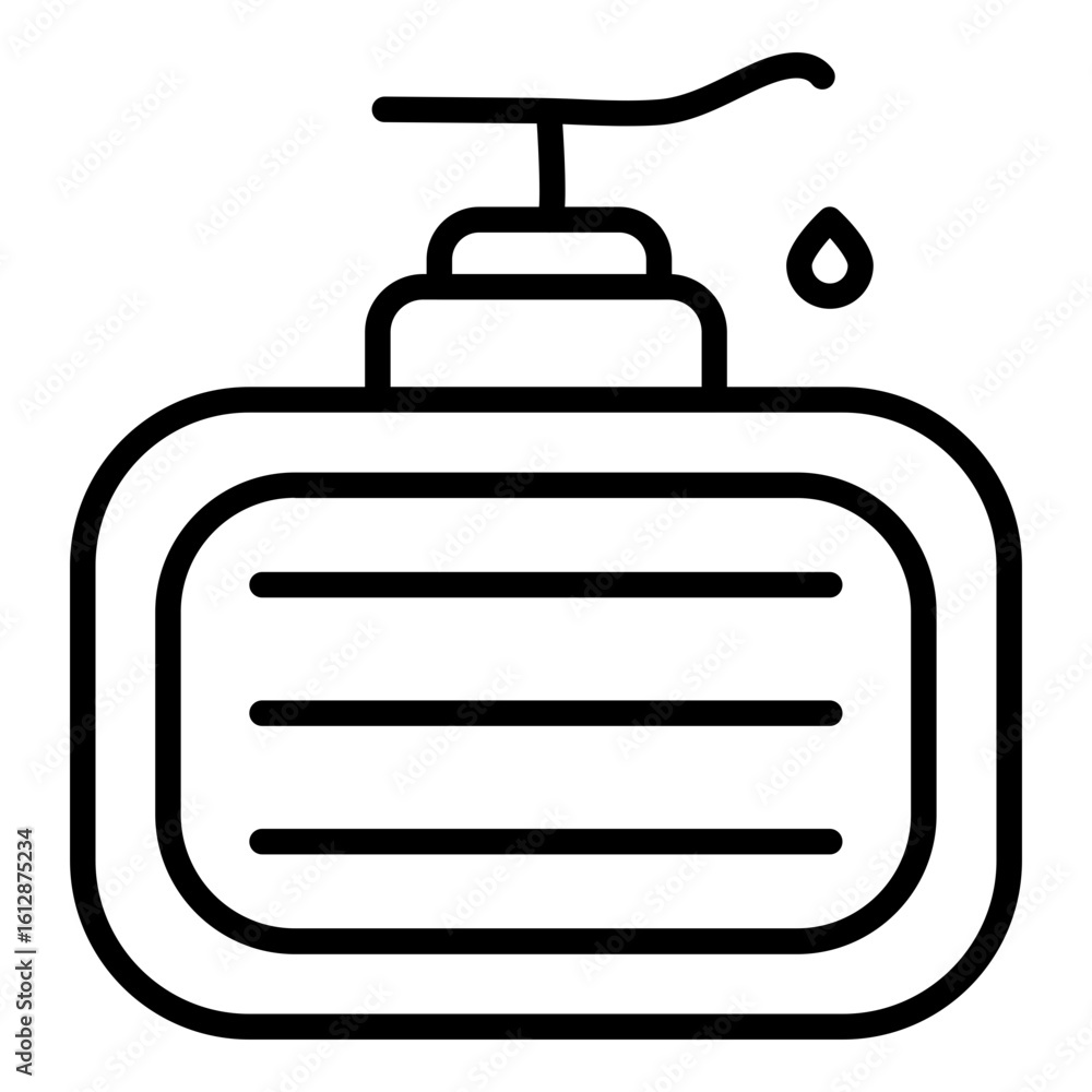 Poster soap icon vector image. can be used for spa.