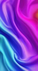 Obraz premium Vibrant, flowing fabric with a blend of bright colors