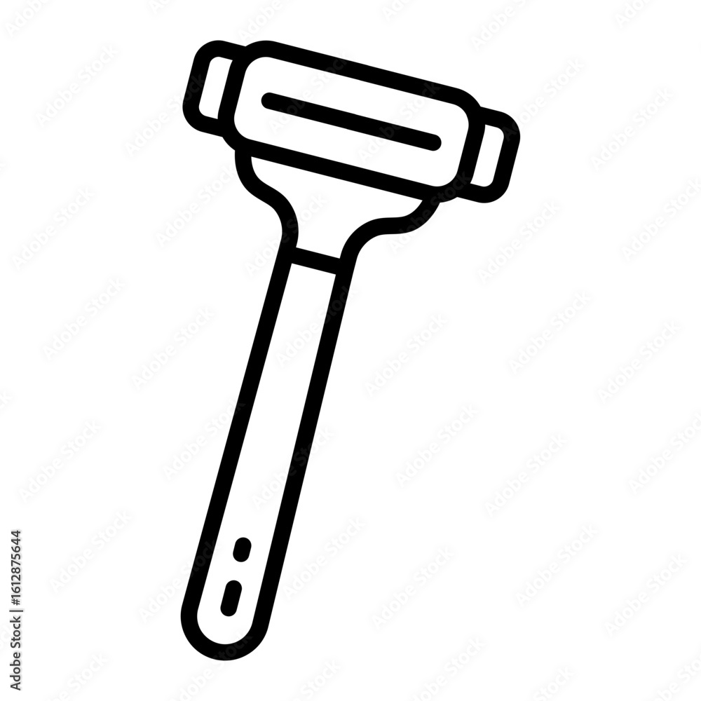 Aufkleber epilator icon vector image. can be used for spa.