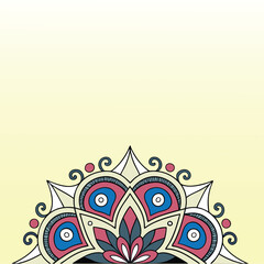 Hand-Drawn Style Abstract Background