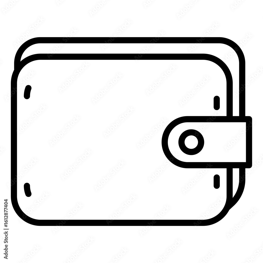 Poster wallet icon vector image. can be used for shopping and ecommerce.