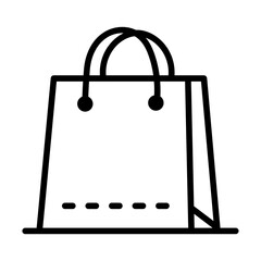 Shopping Bag icon vector image. Can be used for Shopping and Ecommerce.