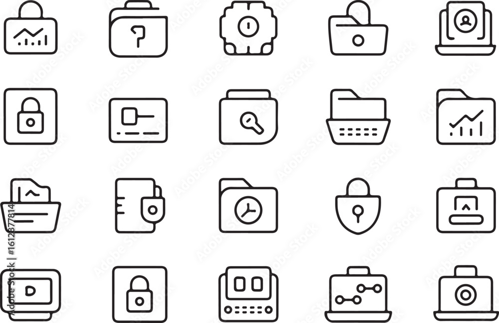 Aufkleber a striking black silhouette design likely an icon or graphic element presented in a clean vector for