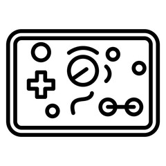 Space Control Panel icon vector image. Can be used for Science Fiction.