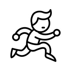 Chase icon vector image. Can be used for Prison.