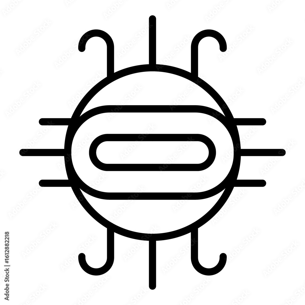 Poster inductor icon vector image. can be used for electric circuits.