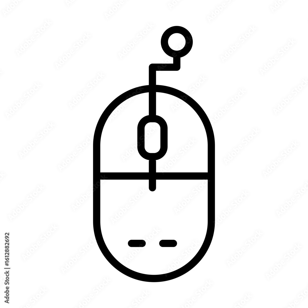 Poster mouse icon vector image. can be used for electric circuits.