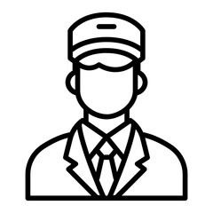 Salesperson icon vector image. Can be used for Women.