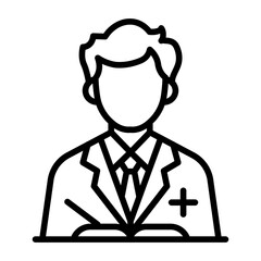 Lecturer icon vector image. Can be used for Women.