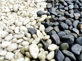 Harmony of White and Black Stones